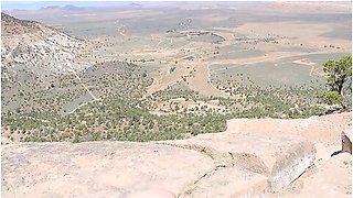 On A Cliff Me And M Sexy Beautie Masturbation