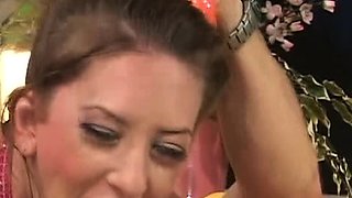 German Milf Nurse give sensual Handjob to young patient