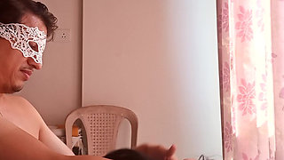 America Return Neighbour Gives an Amazing Blowjob and Drinks My Hot Cum While Cheating on Her Husband