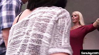 Sara Jay featuring Sara Jay's lingerie dirt