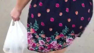 Camera Under Skirt Mature In Thong