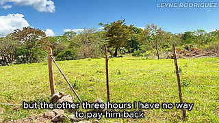 Sexy MILF Desperate for Money Gets Boned by Farmer - POV