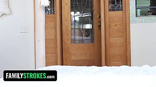 Familystrokes - innocent babe gets her narrow anus drilled deep for the very first time