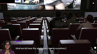 The Spellbook Pure - a Movie Theatre Blowjob and Make Out - 3D Porn Game