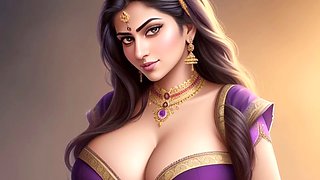 Up-close cartoon anime sex with a hot bhabhi in HD