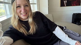 Tomboy Best Friend Fucks Me To Prove She's Not Lesbian - POV Creampie With Abbie Sykes