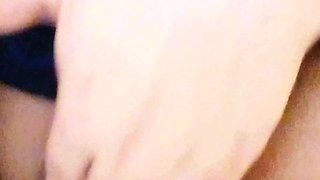 Close up funny cock jerking
