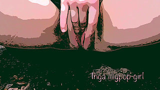 Cartoon Teen Masturbating in the Forest