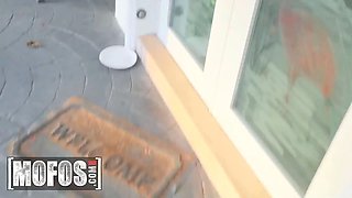 Ramon Nomar spotted Ryan Keely wearing her underwear and high heels looking straight at him as a sign to pound her - mofos