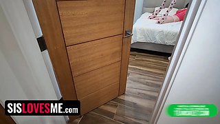 Gigantic ass step step-sister em indica gets her jiggly teen twat crammed with step brothers cum shots - sislovesme