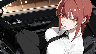 Makima Gets Fucked Outside in a Hot Tub! Chainsaw Man Uncensored