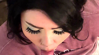 Cum Swallowing Mouth Only Blowjob with Post Orgasm