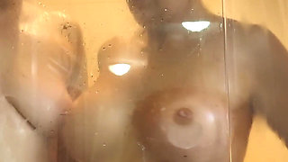 Blonde Canadian Gilfs in the Shower