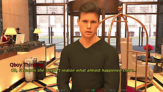 In the Hotel Toilet Hot Wife Giveing Handjob to Stranger - New Neighborhood - Ep07