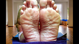 Dirty Sweaty Yoga Foot Worship