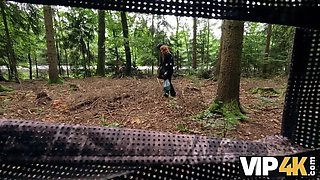 HD 1080p Outdoor Sex with Hot Redhead Alexis Crystal - Cheating Girlfriend Picked Up and Fucked in Forest POV