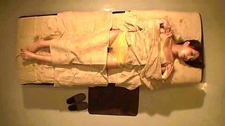 Japanese Amateur Erotic Massage with Oil - Young Asian Wife Gets Deep Throat and Cum on Big Tits Part 3