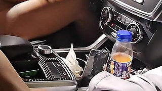 She Takes My Cock in Her Hand While We're Stuck in Traffic on the Highway