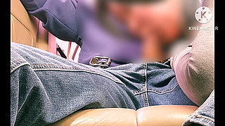 My Stepmom Eating My Cock in the Car