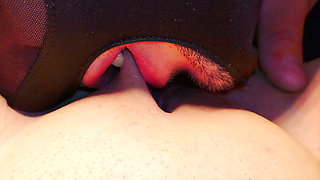 Licked that massive, shaved pussy