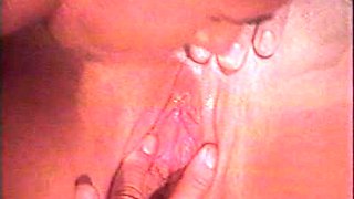 Blonde amateur MILF pov toys fingering shaved cunt