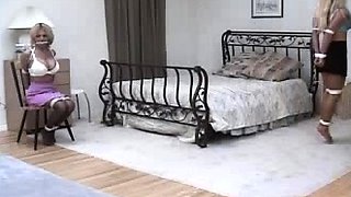 Stockings fetish lesbian licks