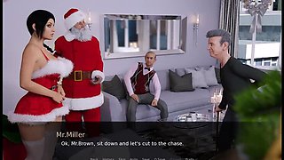 Anna's Christmas Gift: Big Tits MILF Fucks Big Cock in HD 3D Hentai Fantasy