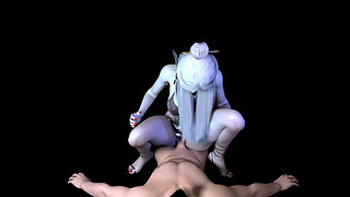 3D Cute Cosplay Slut Got Her Hairy Pussy Fucked so Hard