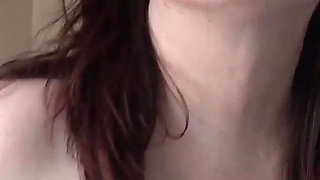 Striptease in Sexy White Lace Lingerie