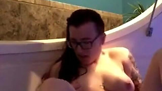 Redhead's Water Masturbation (hydrobation) at the Float Pod