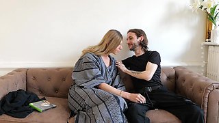 Experience raw French passion in a couple's intense intimate clash