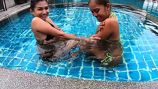 Threesome with 2 hot bisexual Thai girls