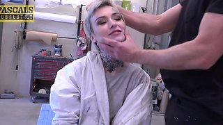 Blonde Tabitha Poison rides cock and gets fucked from behind