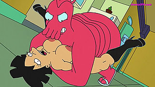 Zoidberg & Amy Classic Cartoon Movie