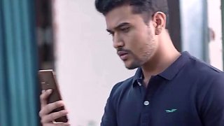 Indian pair celebrating their anniversary in bedroom