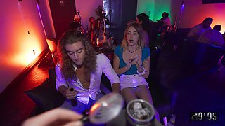 Nice tits in the Hookah Bar