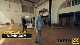 Daddy4k. little crevice for a lovely warehouse deal