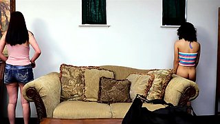 Tight ass brunette amateur Angel Hott