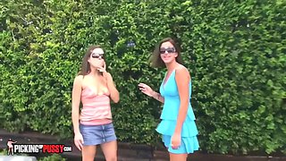 Two Pussies for One Cock