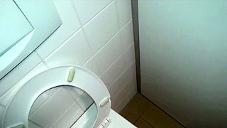 CAUGHT AND SPY GERMAN COLLEGE TEENS FUCK ON TOILET AT SCHOOL