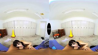 Stunning teen asian beauty incredible VR sex video