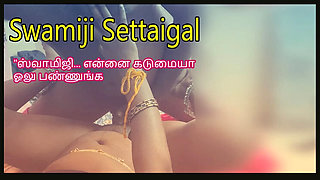 Desi Village Aunty Seduced and Fucked by Swamiji - Hot Indian Sex with Blowjob and Cumshot