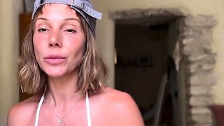 Big boobs milf masturbates with her dildo