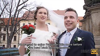 Hunt4k. fascinating czech bride spends first night with prosperous stranger