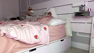 Pretty Japanese teen solo masturbation Uncensored