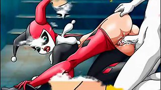 Joker and Harley Quinn manga porn parody
