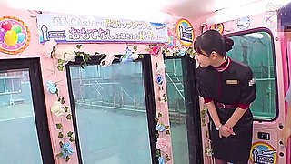 Magic Mirror Van: The Best Working Women! Cabin Attendants Of A Major Airline: First Public Deep Kiss Vol. 02 - Face Revealed! All 8 Girls In A Sex Special! A Cabin Attendant In Black Pantyhose Gets Wet During A Passionate Kiss, With Her Tongues Fiercely