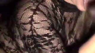 Chubby wife at Houston glory hole