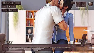 Fucking My Slut Wife In Her Office - 3d Hentai Animated Porn - Living With Temptation - Double Creampie, Hentai 3d And Anime Hentai