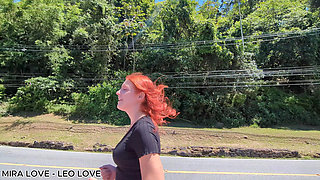 I Get Fucked by a Stranger Who Was Training Outdoors